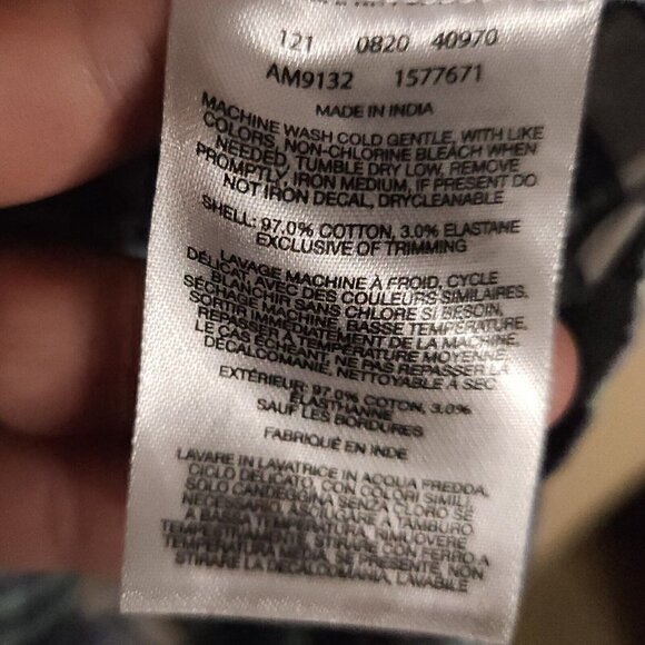 Columbia Mint Green Blue White Plaid Button Down Medium - Picture 5 of 5